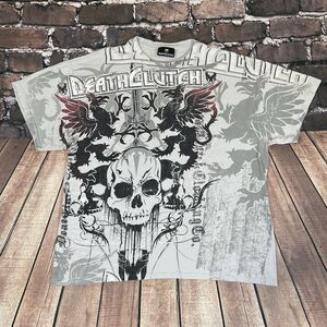 Vintage Brock Lesnar Death Clutch UFC MMA Skull Gothic AOP T-Shirt Men’s Size XL